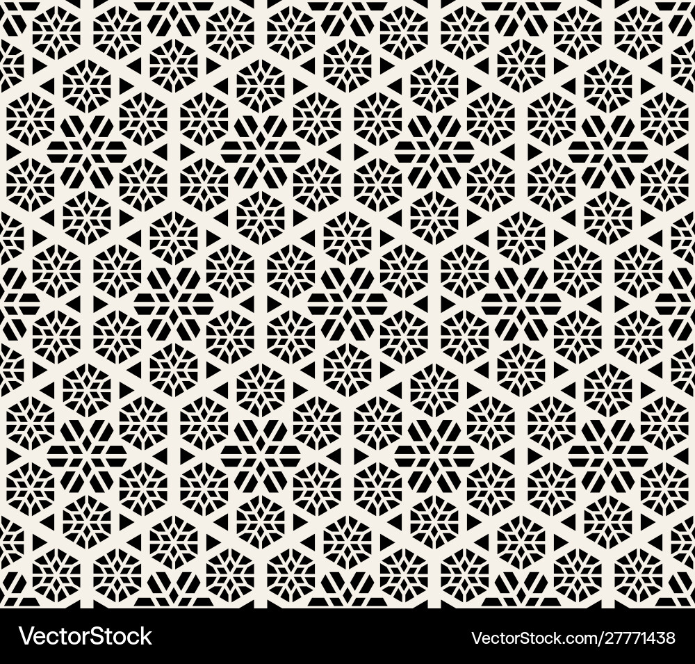 Abstract Hexagonal Pattern vector image