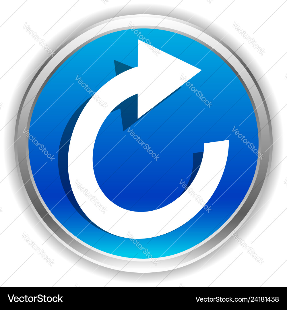 Circular arrow icon revolve rotate iteration Circular arrow icon revolve rotate iteration Vector Image