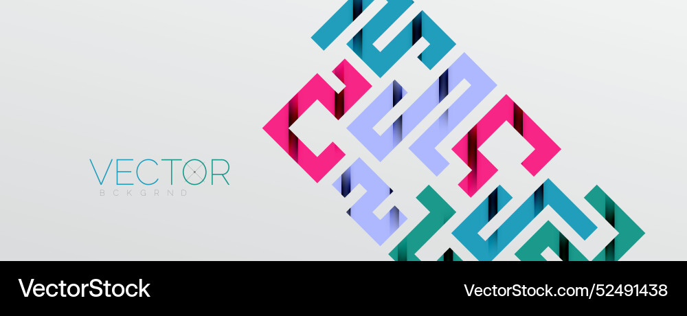 Color bend lines with shadow texture effect Vector Image