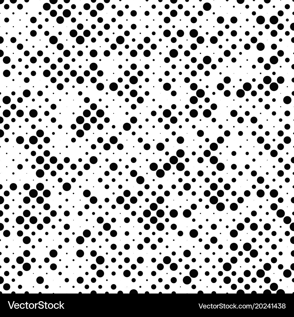 Geometric abstract halftone dot pattern Vector Image