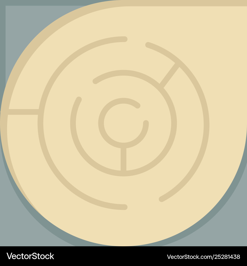Maze map labyrinth strategy pattern flat color Maze map labyrinth strategy pattern flat color vector image