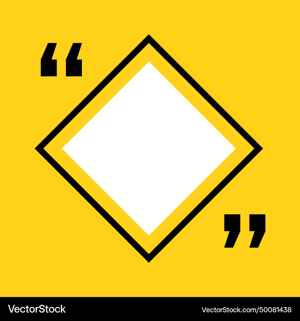 Quote box frames set textbox frame design Vector Image