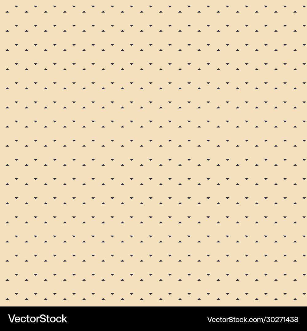 Seamless pattern small triangles floating Vector Image