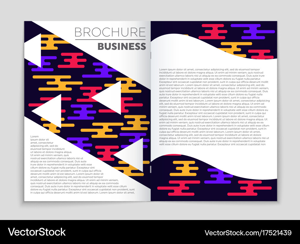 Abstract layout background set for art vector image