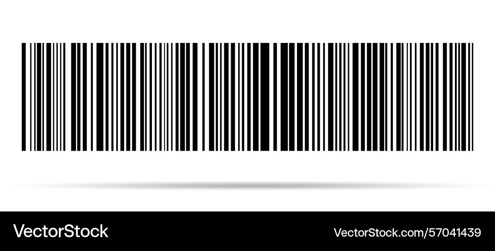 Barcode isolated on color background code stripes Barcode isolated on color background code stripes vector image