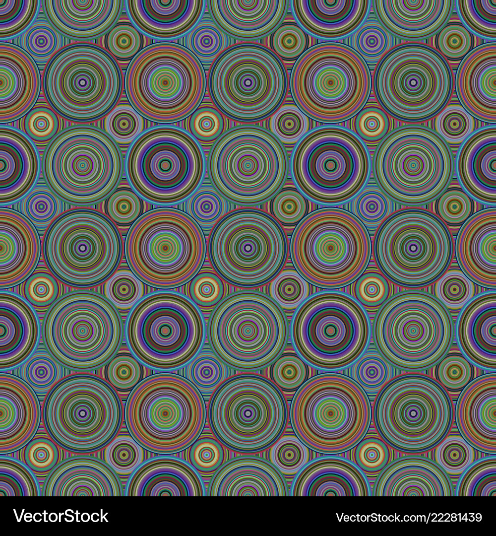 Concentric Circle Pattern Background vector image