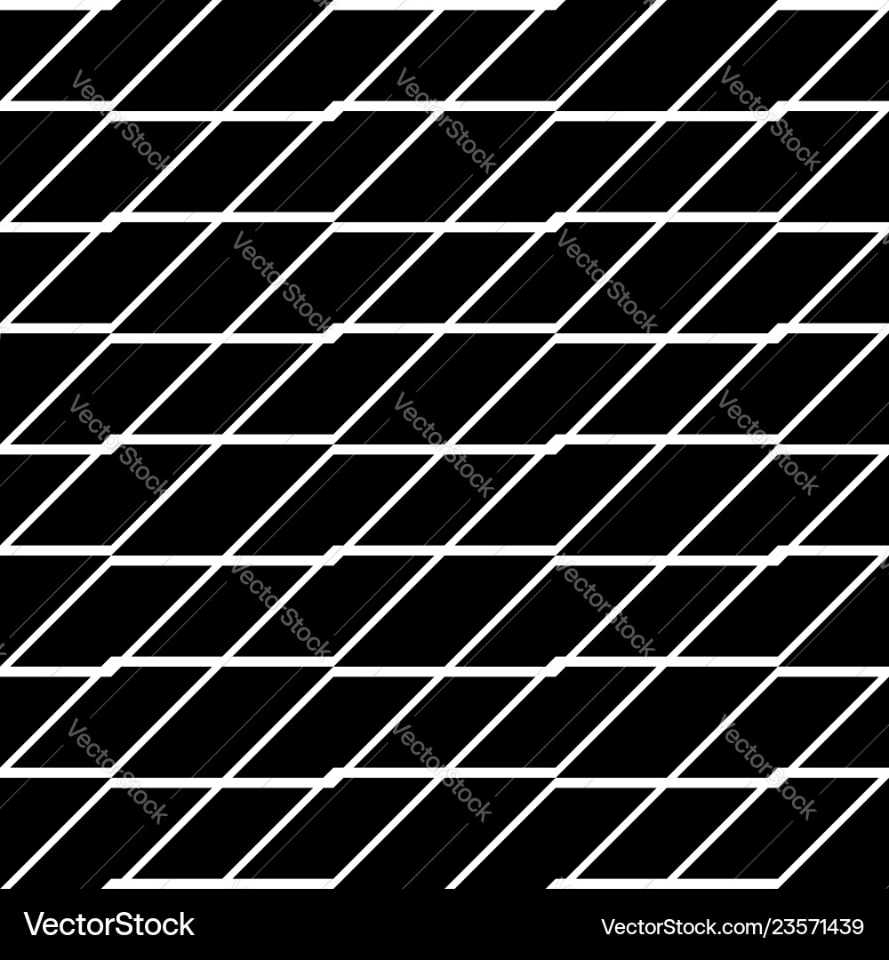 Design seamless monochrome grating pattern Vector Image