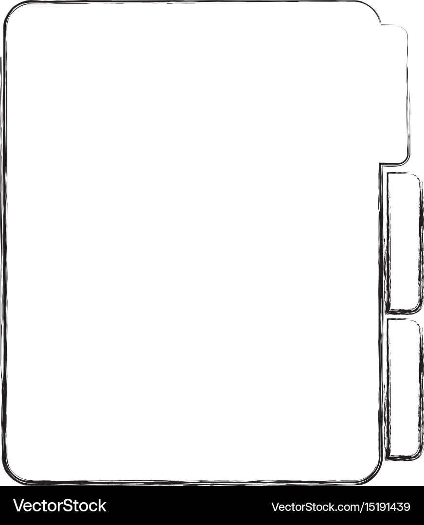 Folder file isolated icon Vector Image