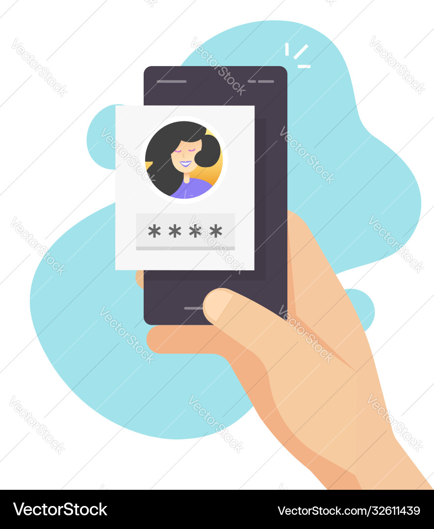 Login Passwort id Verifizierung Code Push-Nachricht Login Passwort id Verifizierung Code Push-Nachricht vektorbild