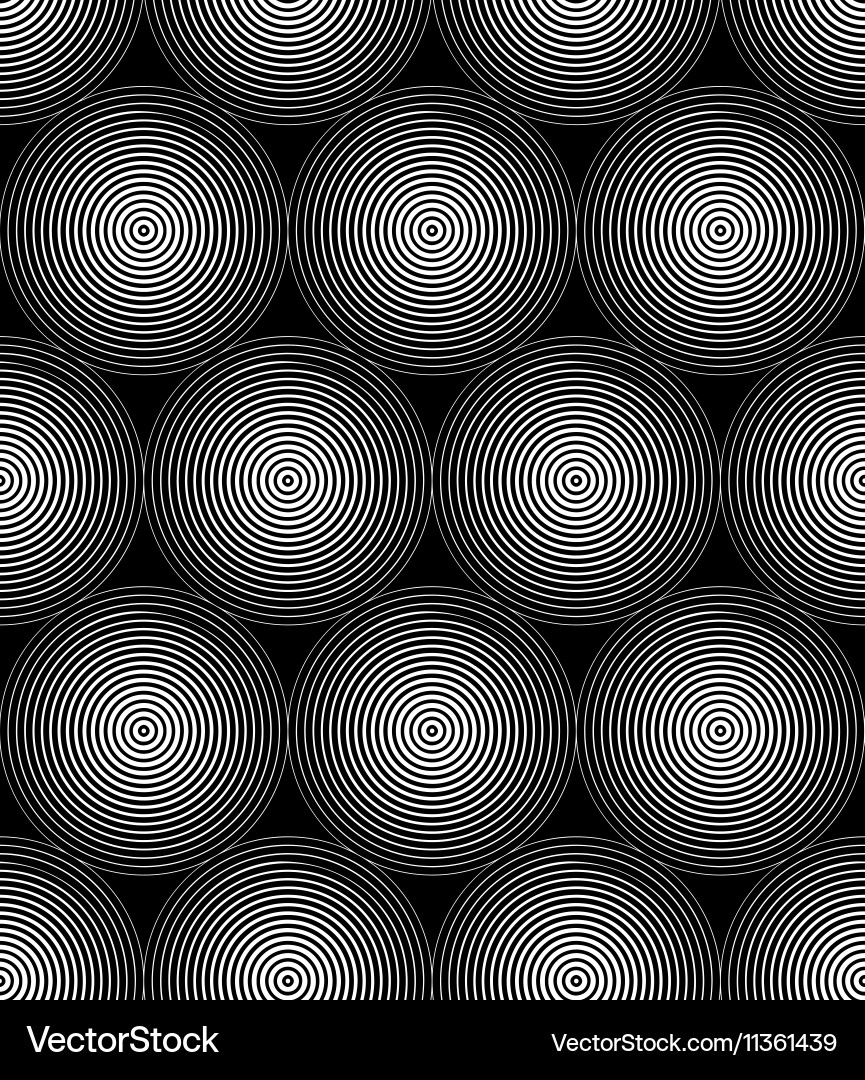 Minimal Circle Pattern Vector Image