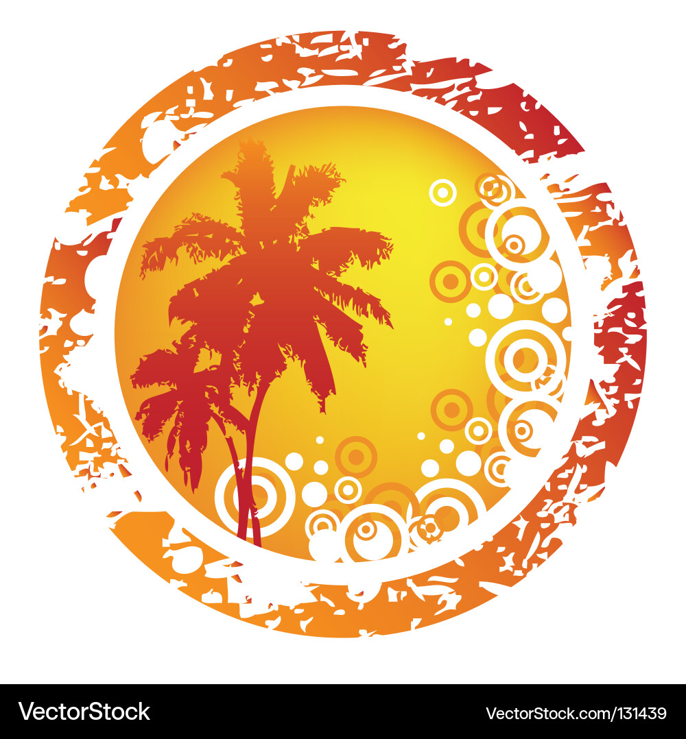 Tropical abstract background Royalty Free Vector Image