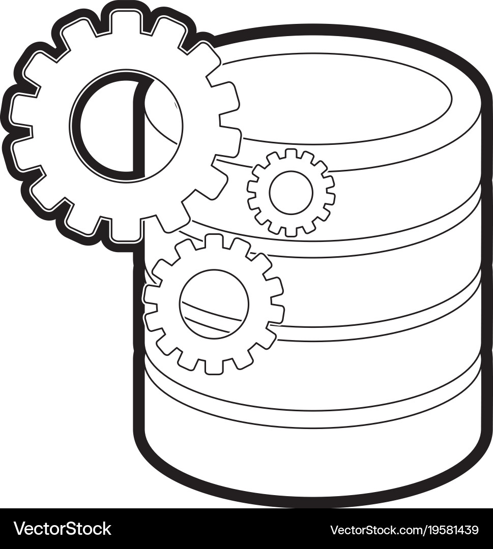 Web hosting design Vector Image
