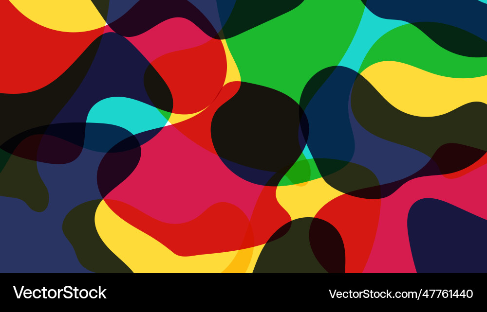 Abstract fluid shape colorful on background Abstract fluid shape colorful on background vector image