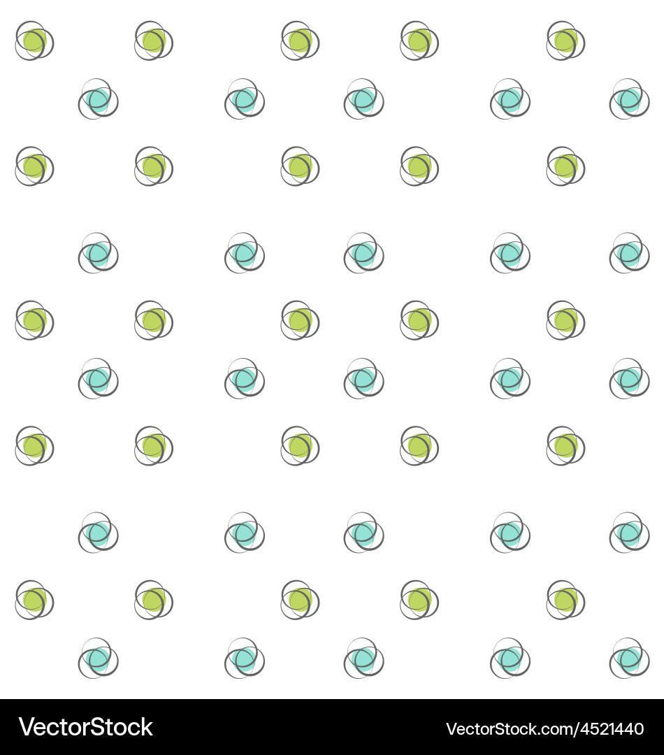 Abstract seamless texture with colorful objects ge Vector Image