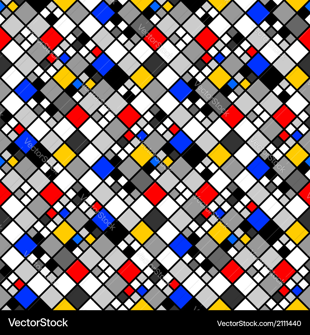 Design seamless colorful mosaic pattern Vector Image