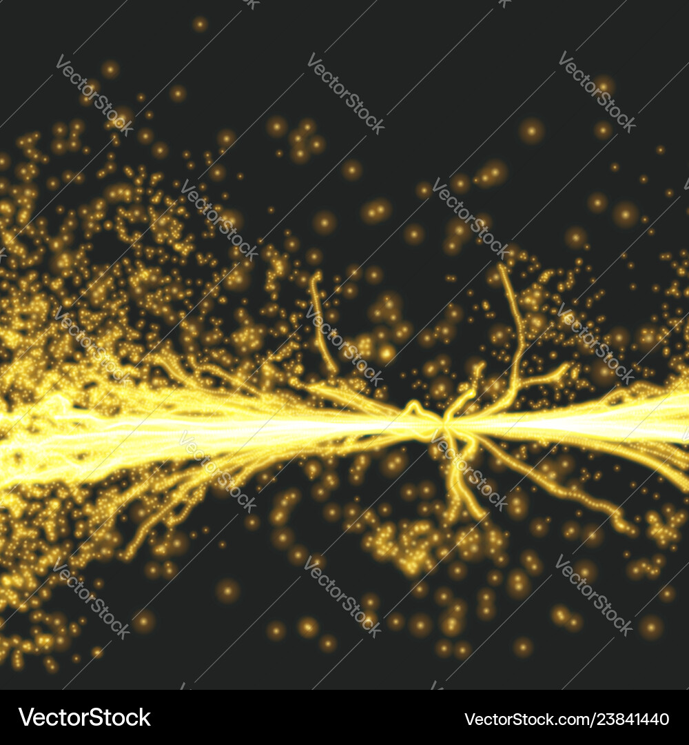 Electricity lighting effects array particles Electricity lighting effects array particles vector image