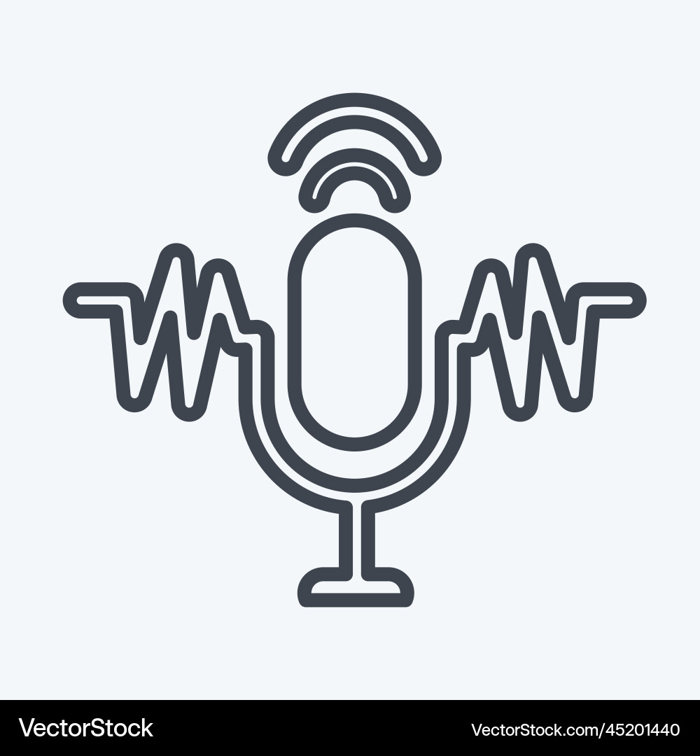 Icon speech recognition related to machine vector image