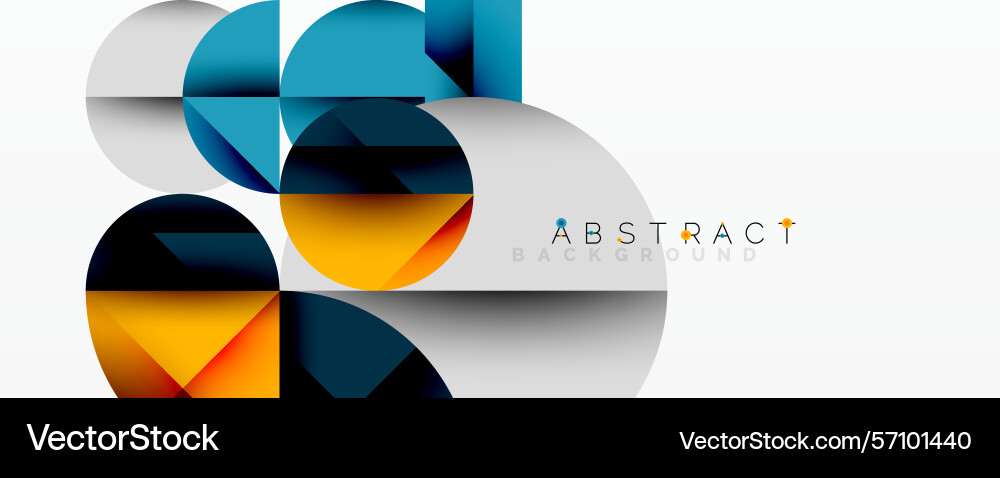 Modern abstract design overlapping circles Modern abstract design overlapping circles vector image
