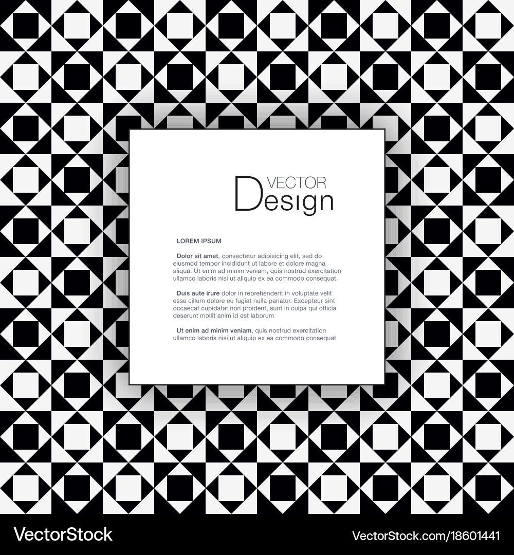 Abstract background with text box Vector Image