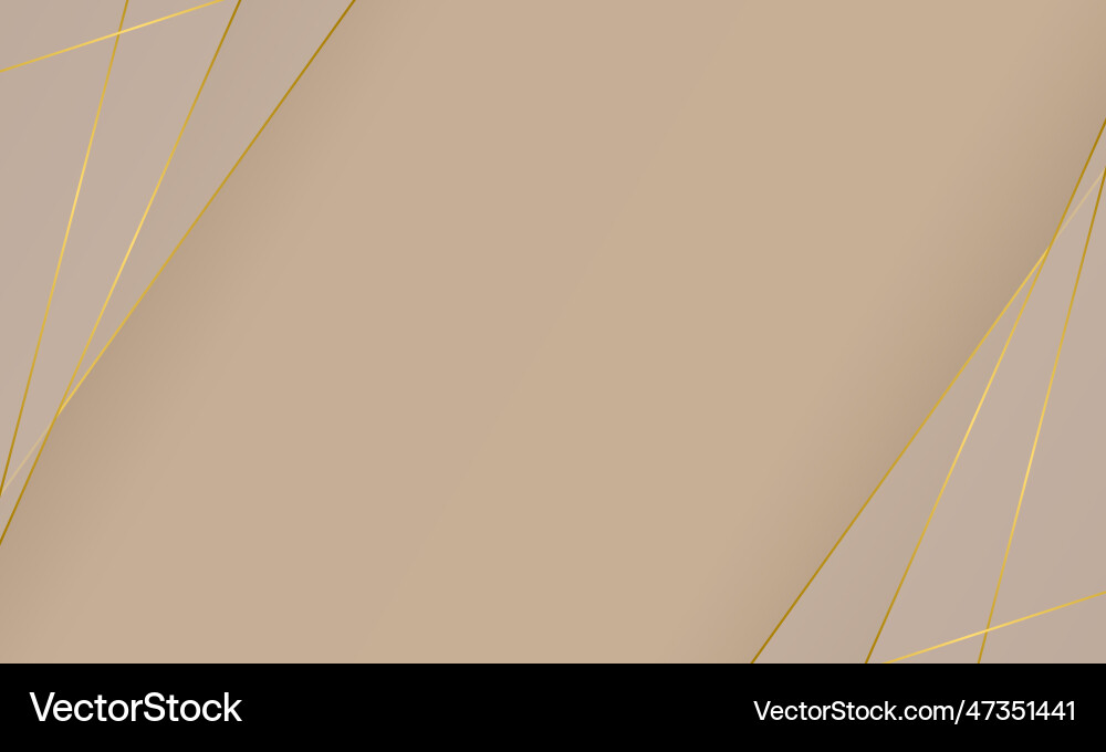 Abstract golden lines with empty space for text Abstract golden lines with empty space for text vector image