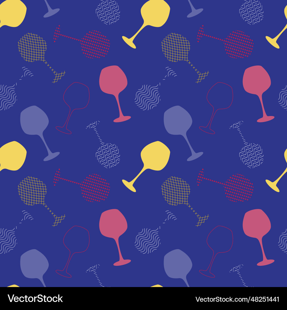 Abstract seamless pattern with elements Abstract seamless pattern with elements Vector Image