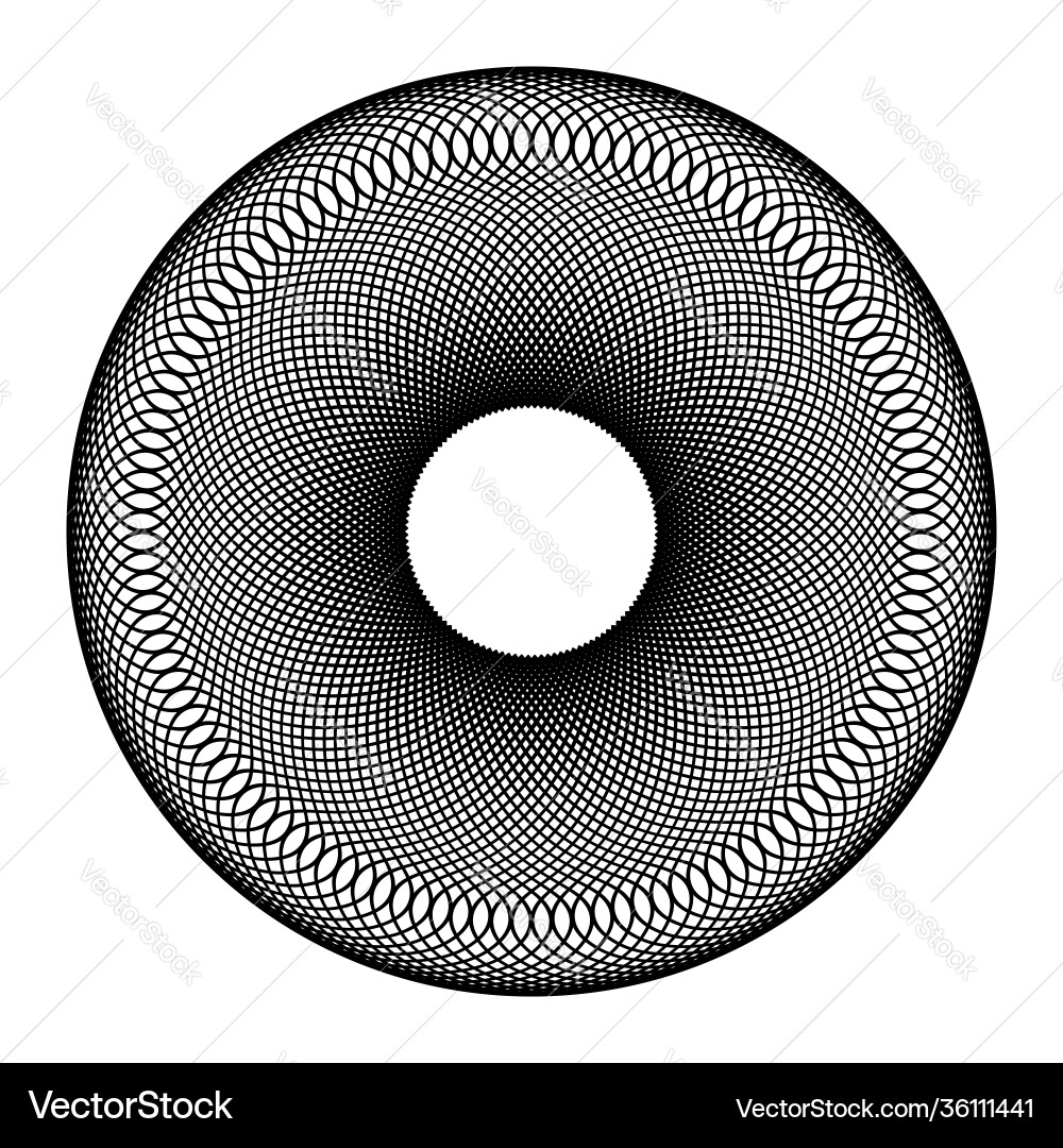 Circle design element vector image