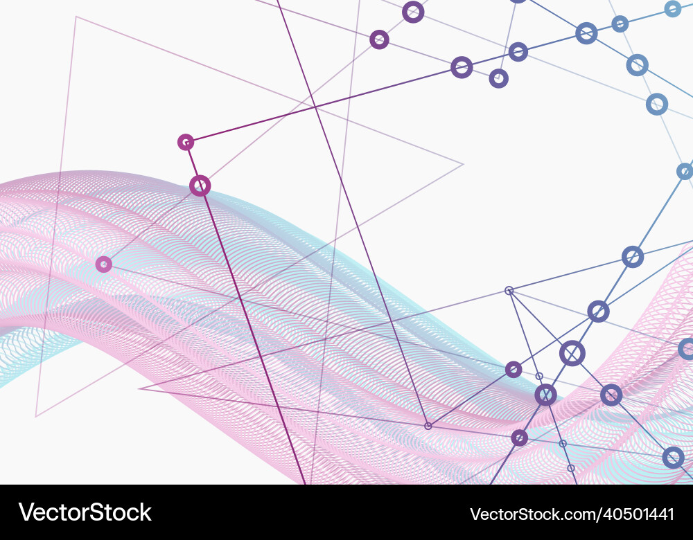 Internet connection geometric shapes Internet connection geometric shapes vector image