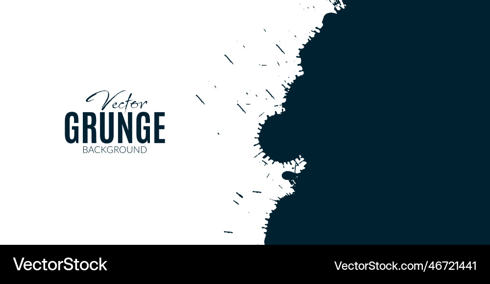 White background with dark blue grunge splatter White background with dark blue grunge splatter vector image