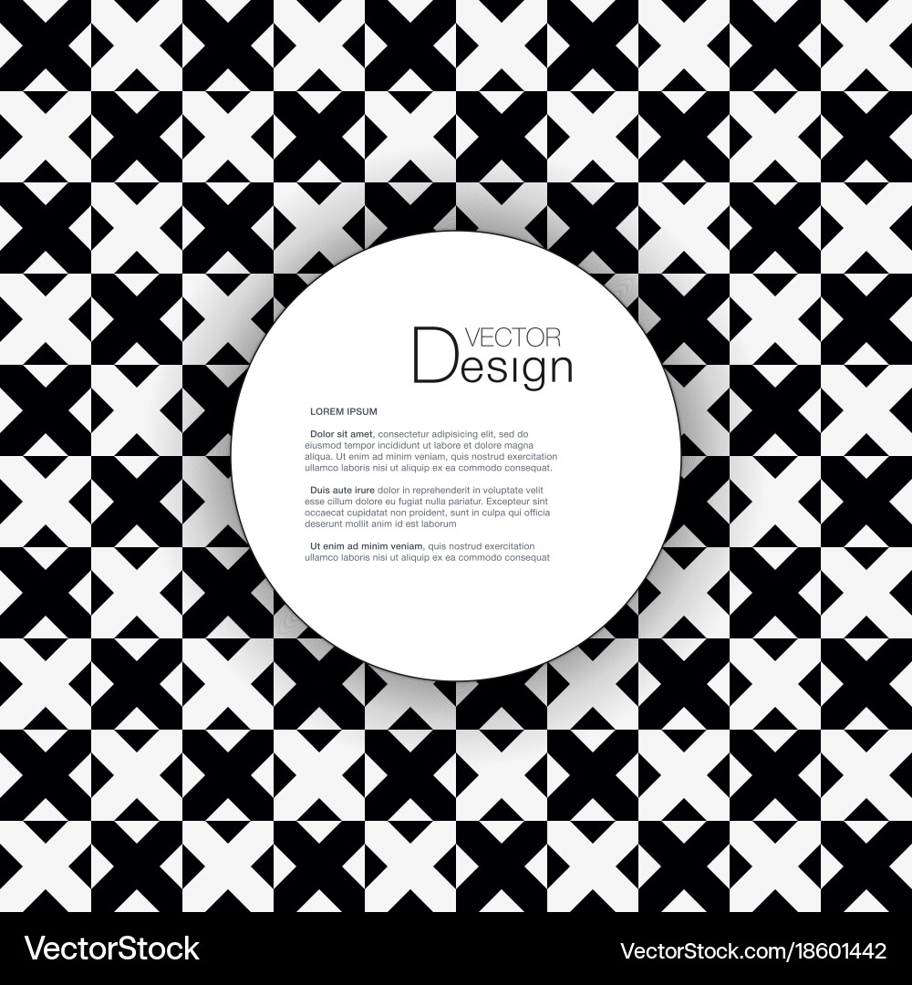 Abstract background with text box vector image