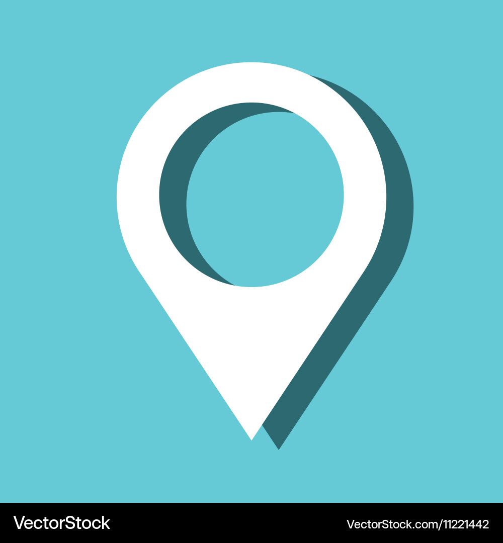 Pin pointer location icon Vector Image
