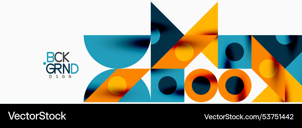 Trendy triangles lines round elements and circles Trendy triangles lines round elements and circles Vector Image
