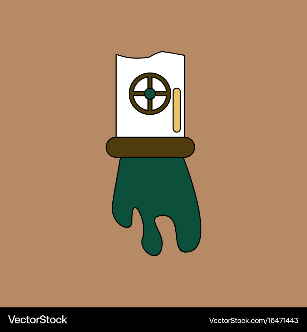 Flat icon design collection pipe and flow Vector Image