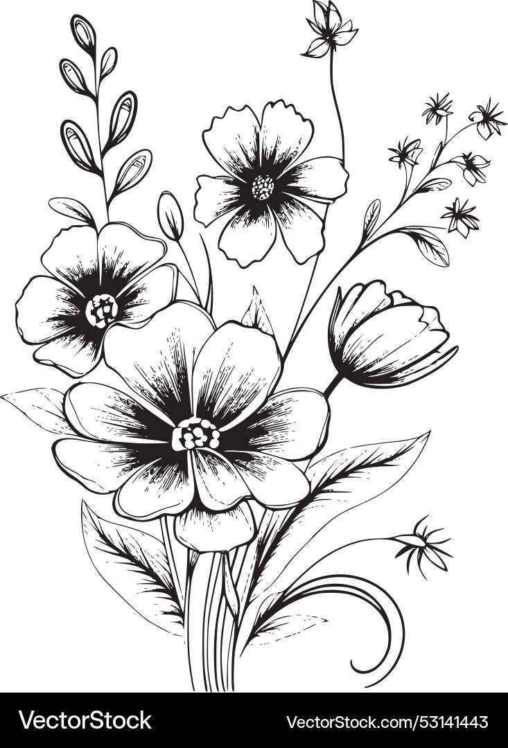 Flower Royalty Free Vector Image - VectorStock