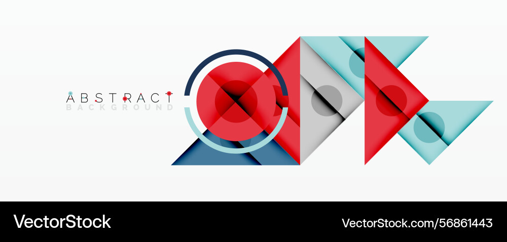Geometric shapes overlap creating modern design Geometric shapes overlap creating modern design Vector Image