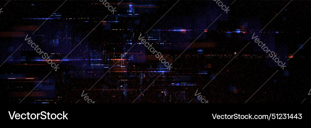 Glitch game effect tv screen with pixel texture Glitch game effect tv screen with pixel texture vector image