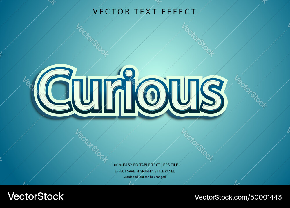 Text effect editable file vector image