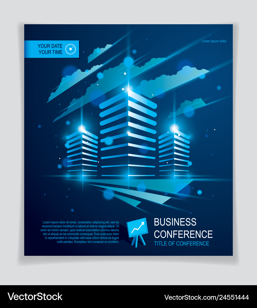 Futuristic building ad modern architecture Futuristic building ad modern architecture Vector Image