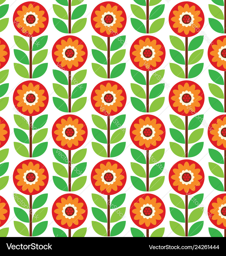 Retro geometrischen Muster Vektorbild