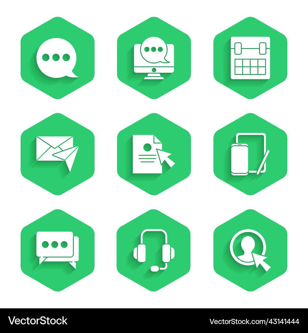 Set document and cursor headphones create Set document and cursor headphones create vector image