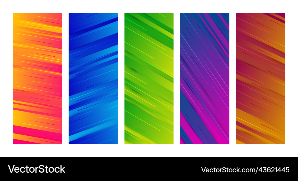 Dynamic background with diagonal lines Vector Image