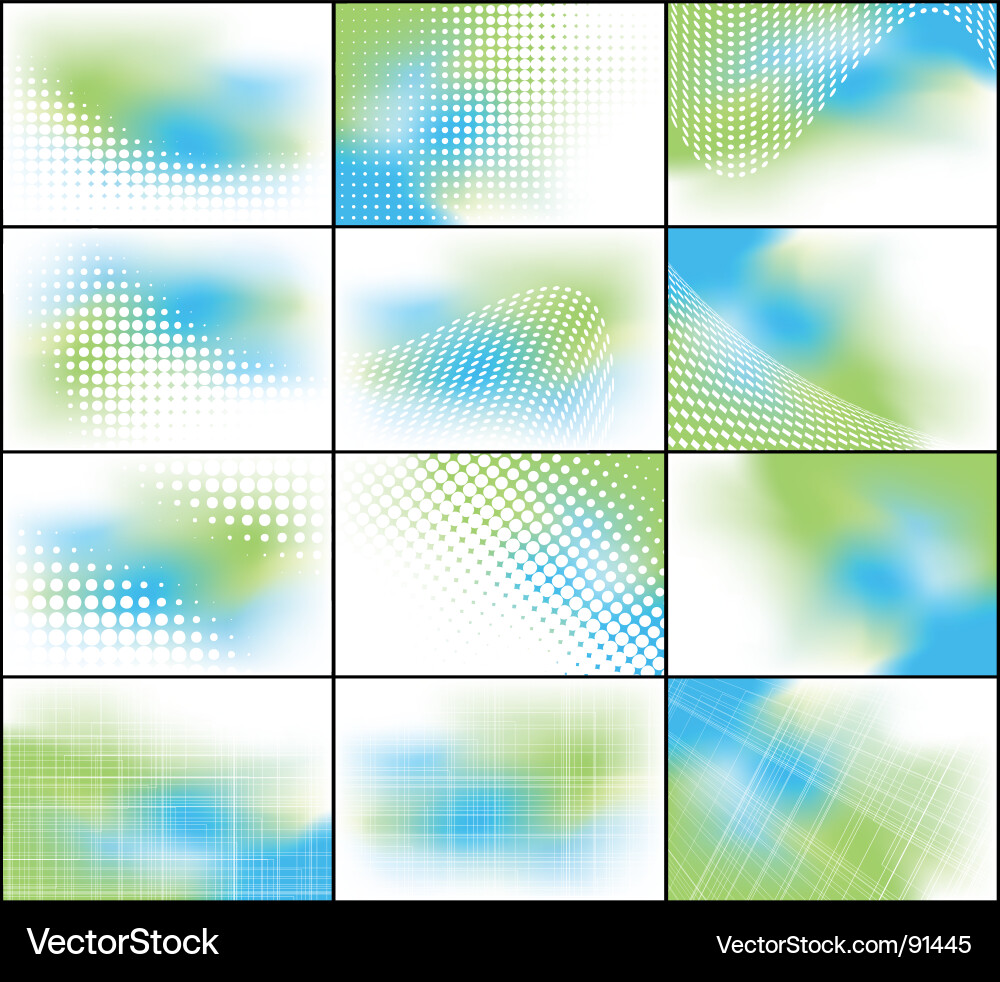 Gradient Backgrounds vector image