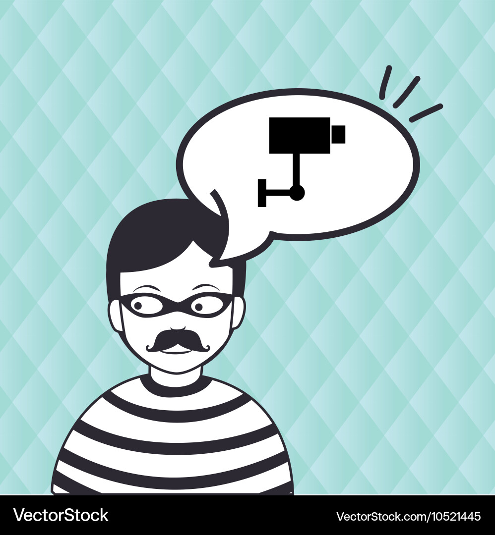 Hacker information app icon vector image