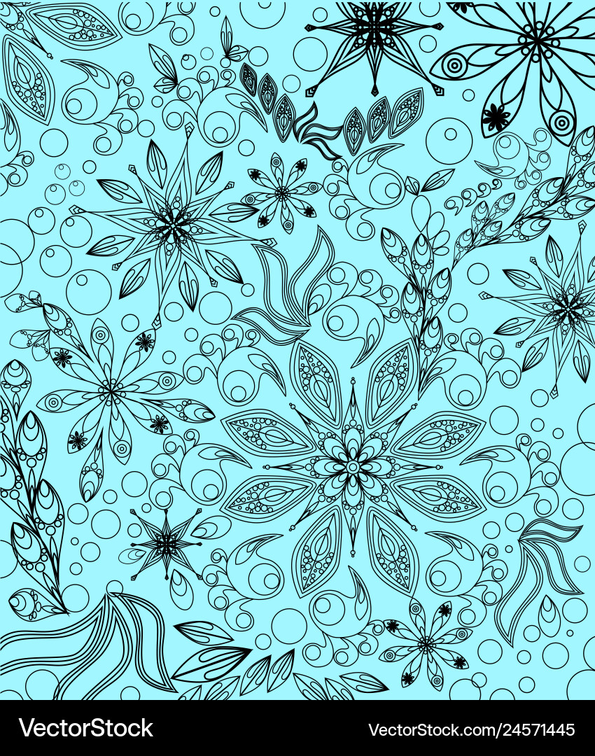 Simple doodling seamless pattern background Vector Image