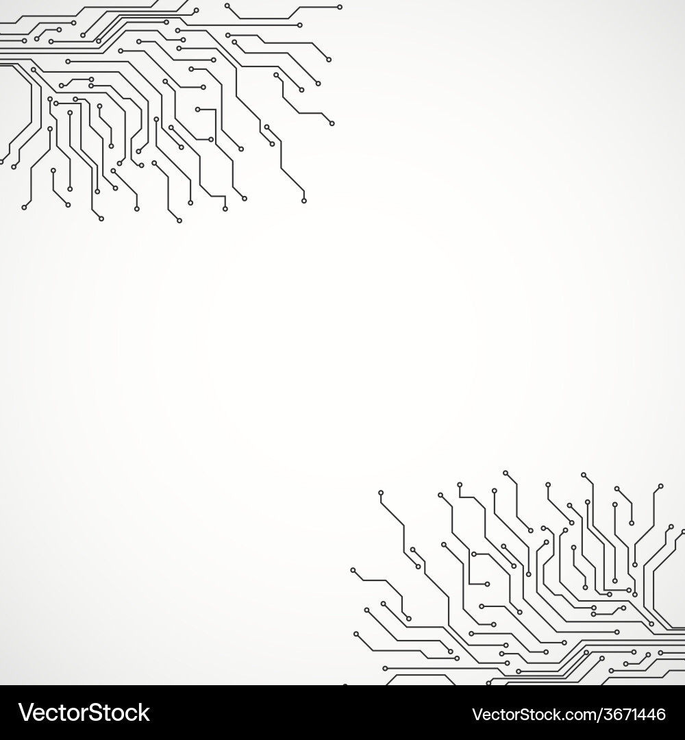 Abstract background of digital technologies Vector Image