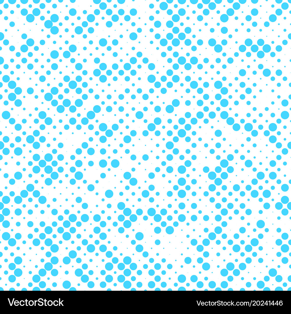 Chaotic halftone circle pattern background design vector image