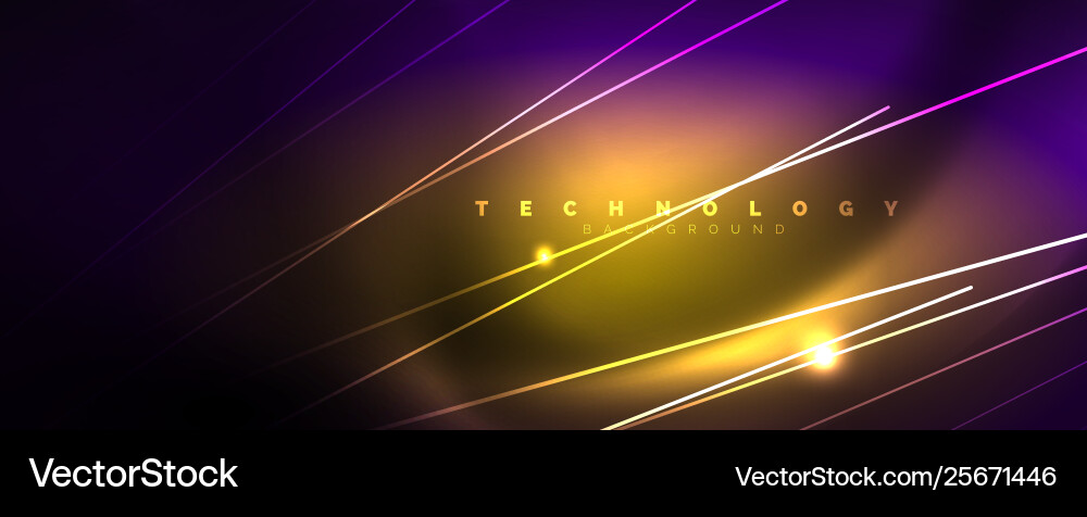 Color light with lines outer space background Color light with lines outer space background vector image