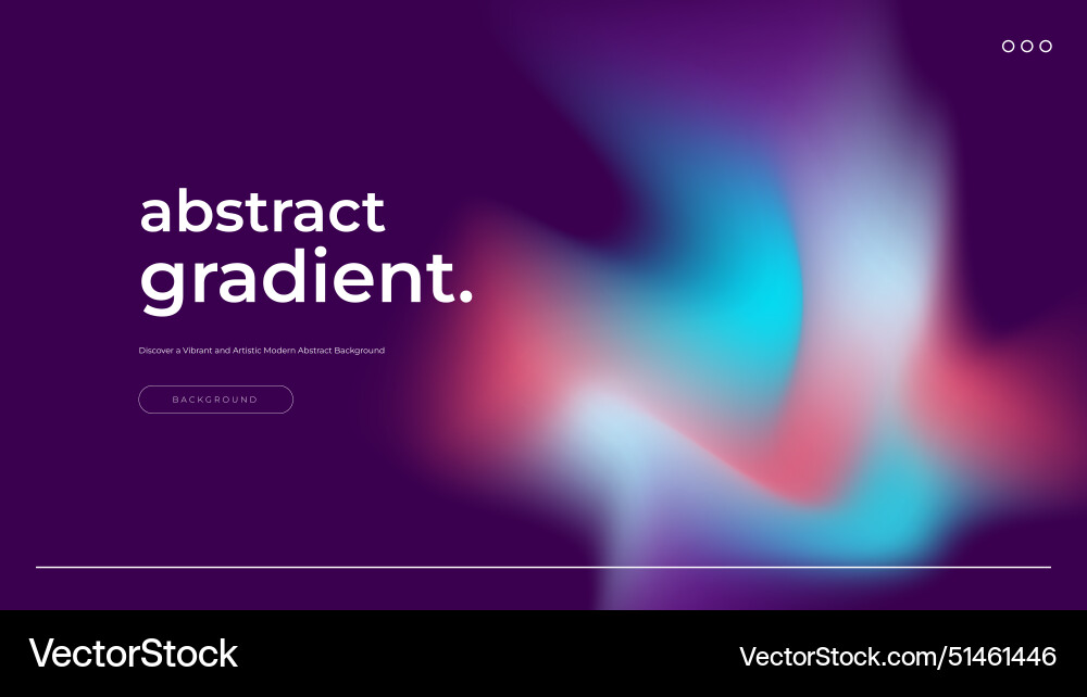 Colorful gradient background design abstract Vector Image