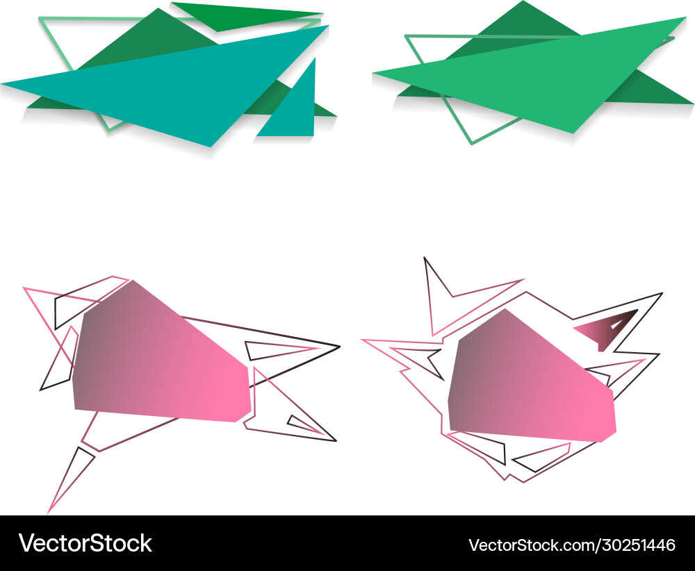 Dynamical colored forms and line vector image