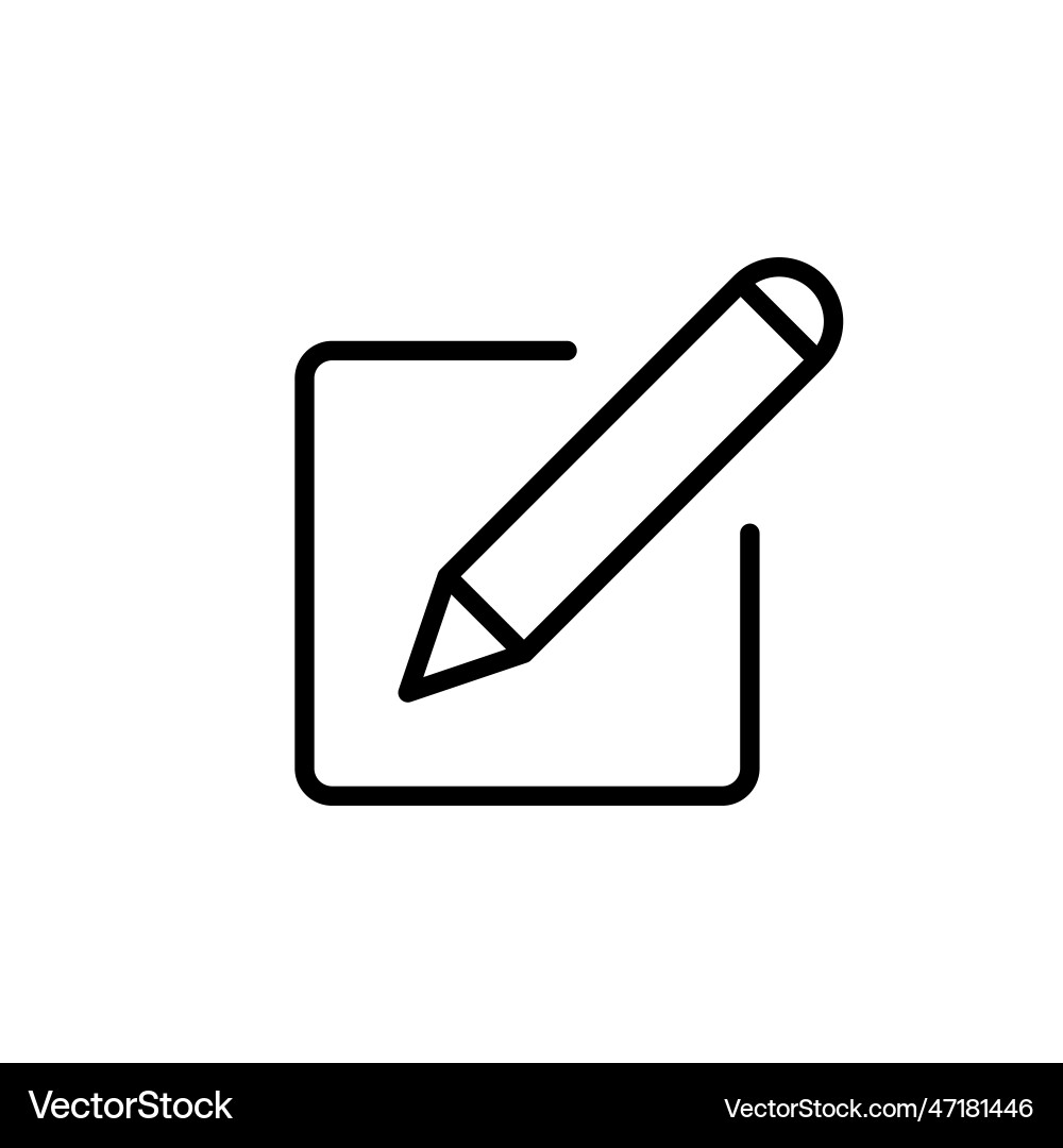 Edit icon document text Edit icon document text vector image