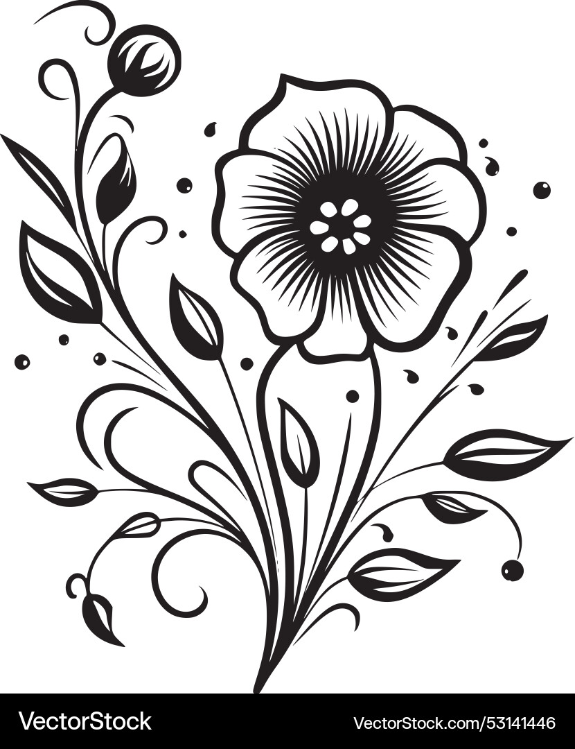 Flower Royalty Free Vector Image - VectorStock
